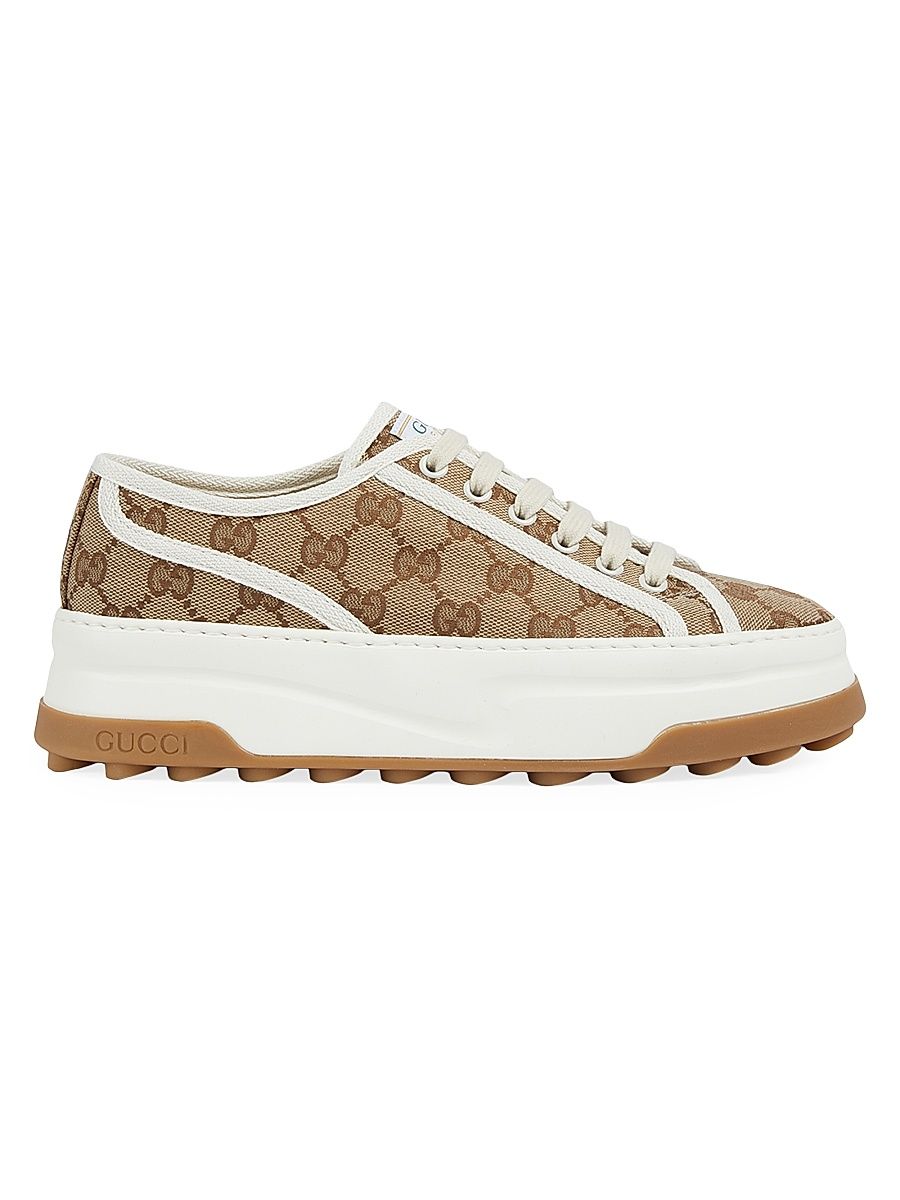 Women's Tennis Treck Low-Top Sneakers - Beige - Size 11