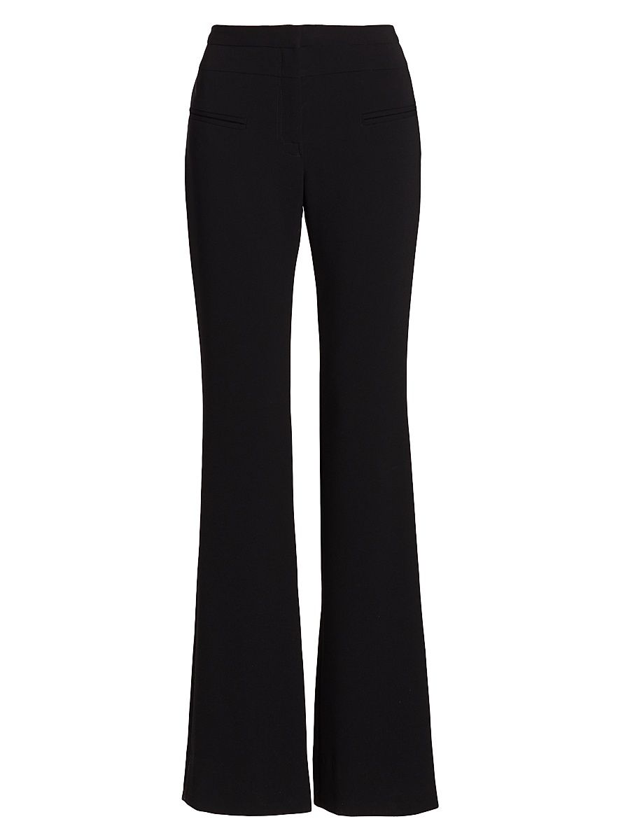Women's Serge Flared Pants - Black - Size 16
