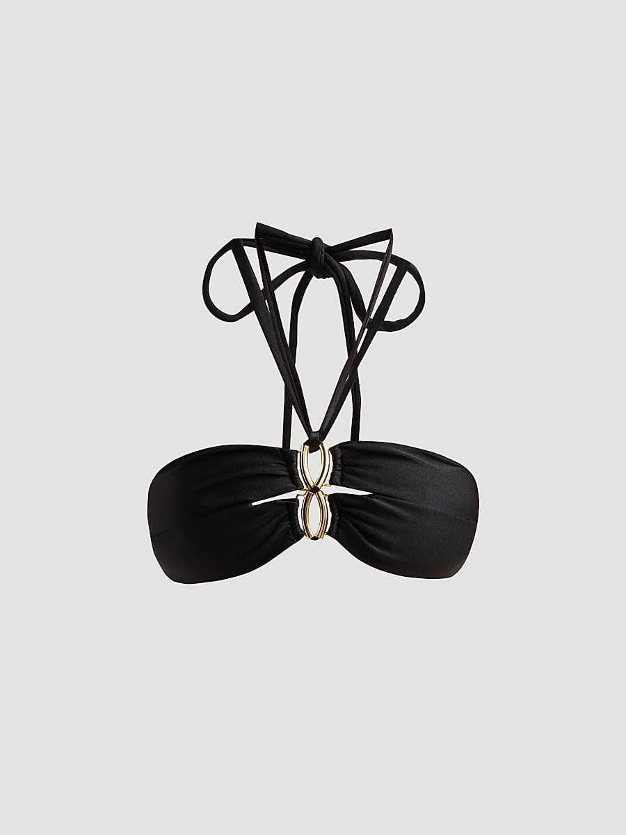 Women's Martina Bikini Top - Black - Size XS