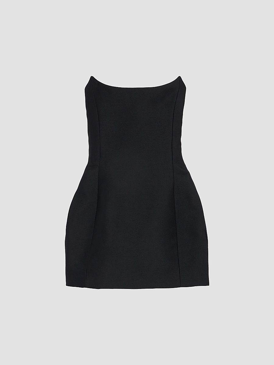 Balenciaga Women's Bustier Mini Dress - Black - Size 6