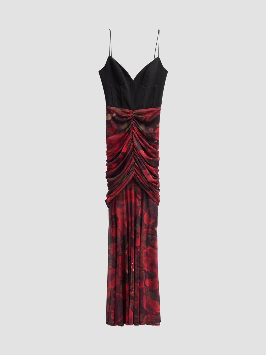 Black Halo Women's Azura Maxi Dress - Scarlet Garden - Size 14