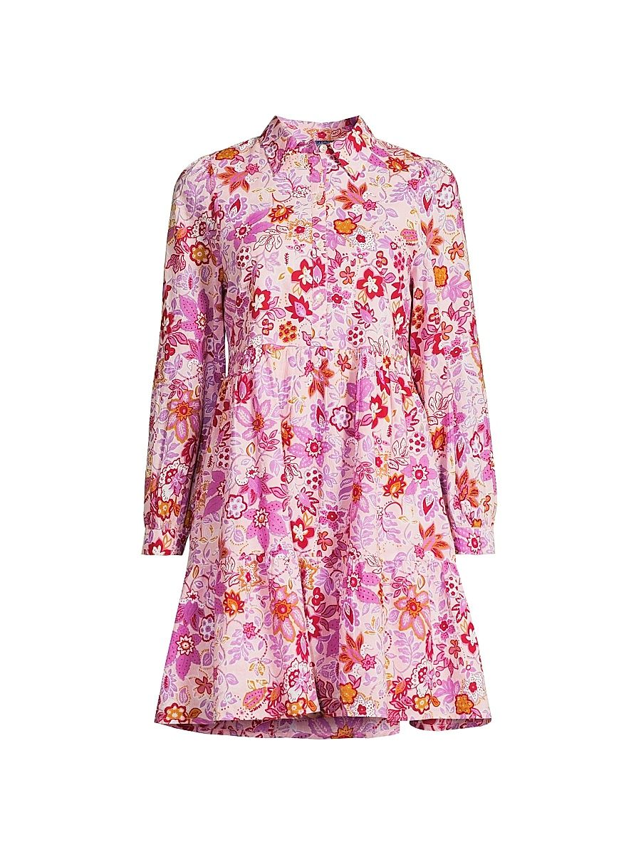 Women's Romy Mini Shirtdress - Pink Palermo - Size XL
