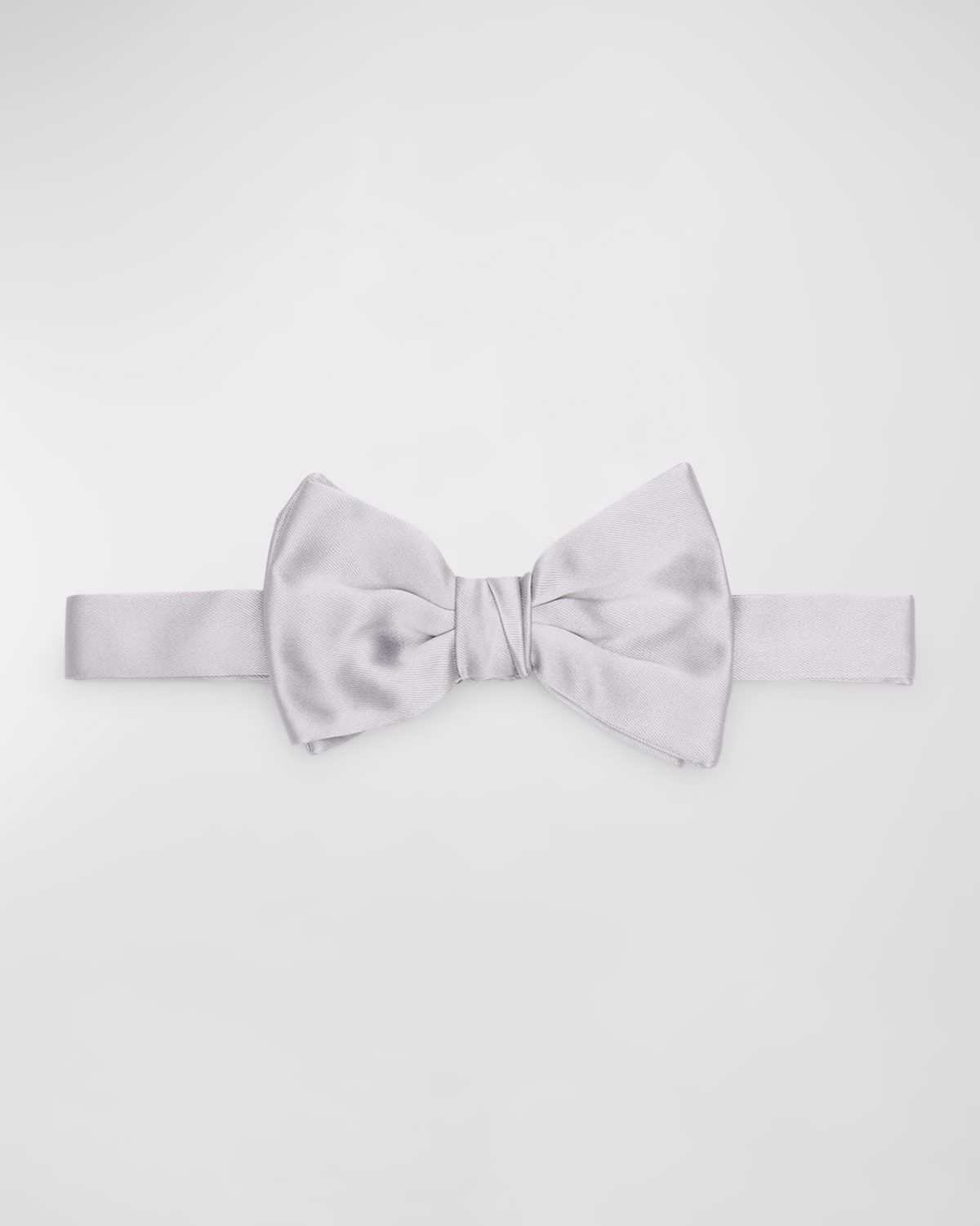 Men & apos;s Solid Silk Bow Tie