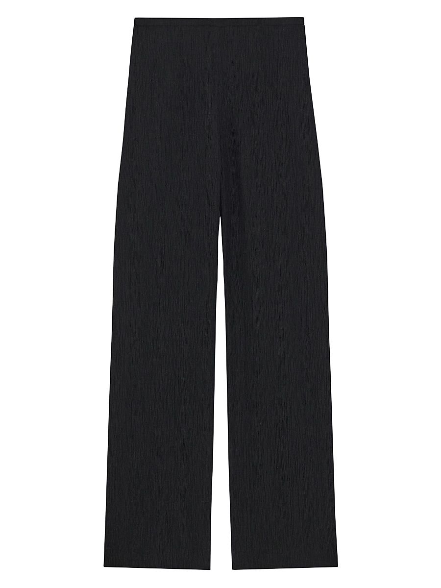 Women's Easy Straight Pants - Black - Size Small