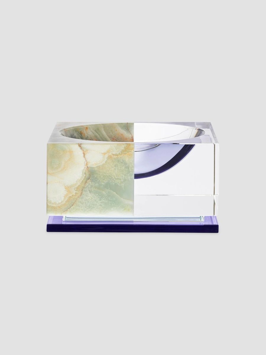 Reflections Copenhagen Illusion Crystal Bowl - Multi