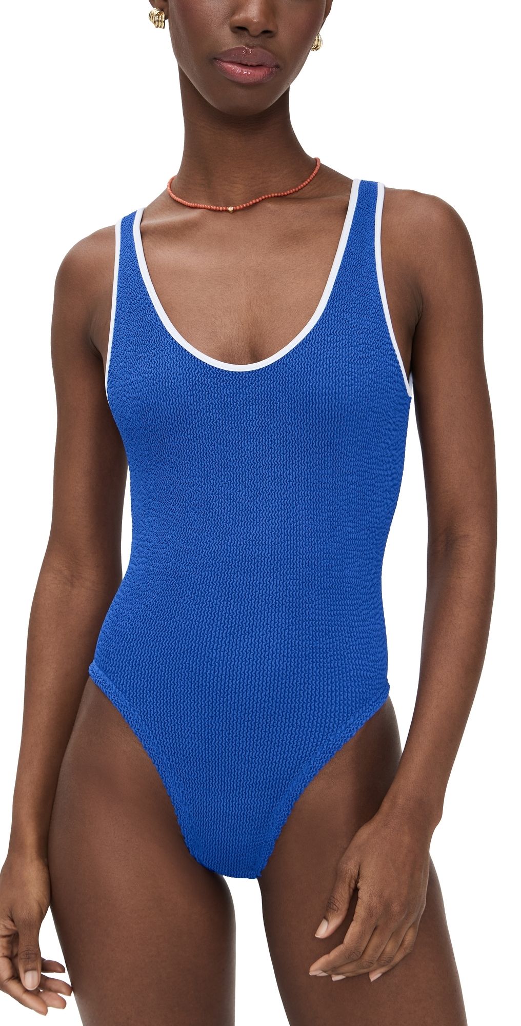 Hunza G Faye One Piece Royal Blue One Size