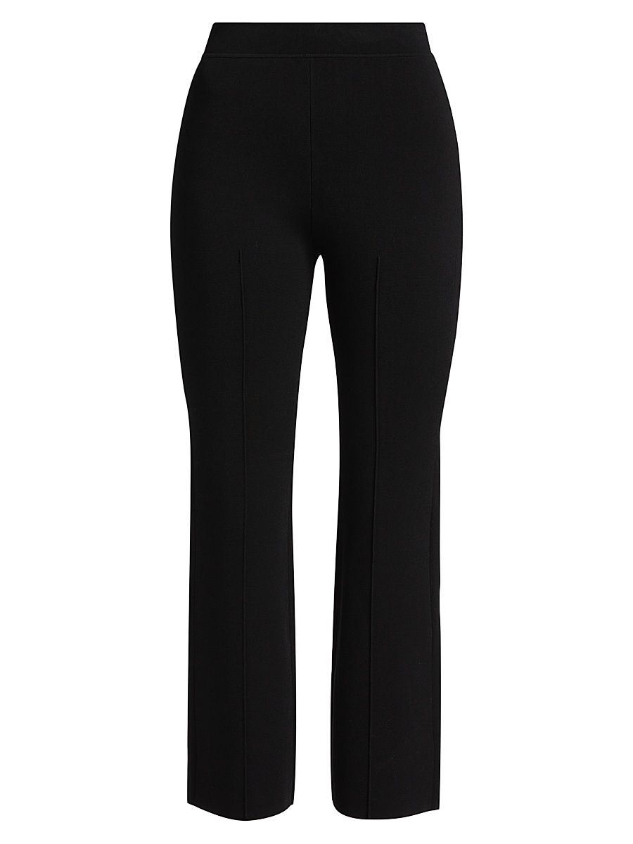 Women's Ashlon Compact-Knit Pull-On Pants - Black - Size XS