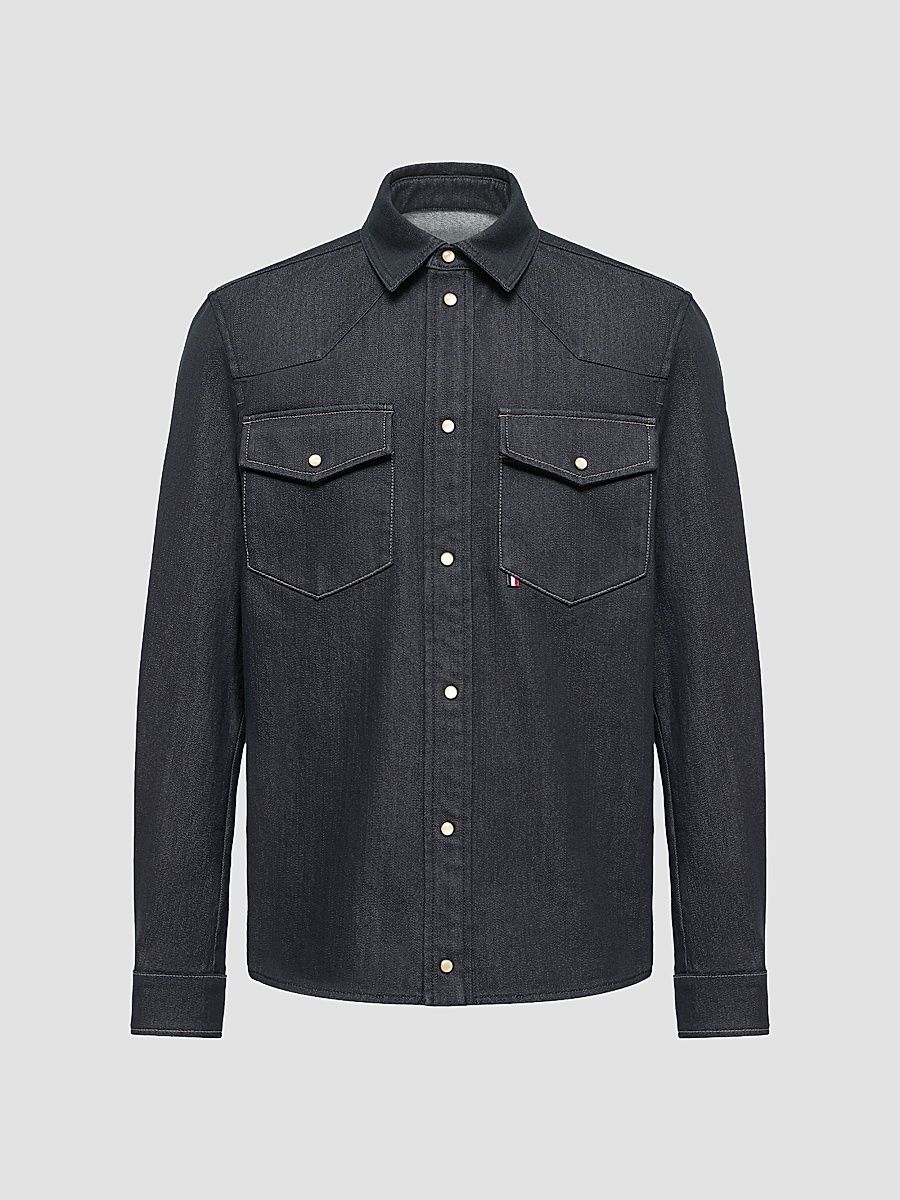 Men's Shirt in Denim - Denim - Size XL