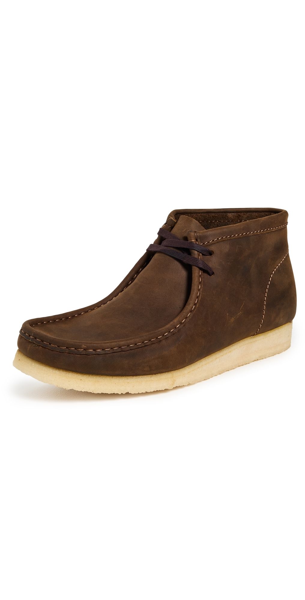 Clarks Leather Wallabee Boots Beeswax 13
