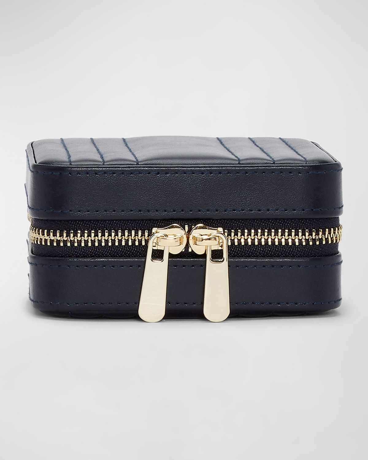 Maria Square Quilted Zip Jewelry Case