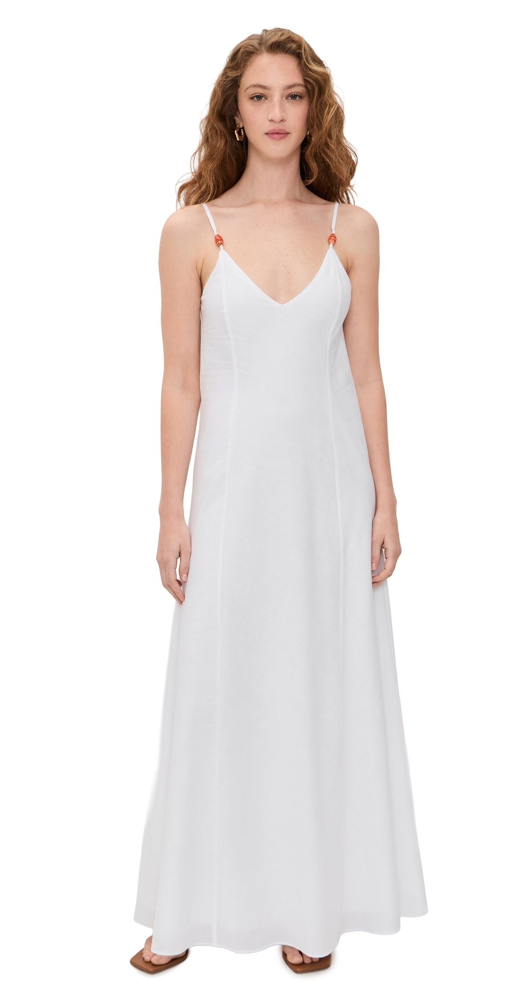 Playa Lucila Maxi Dress White XS