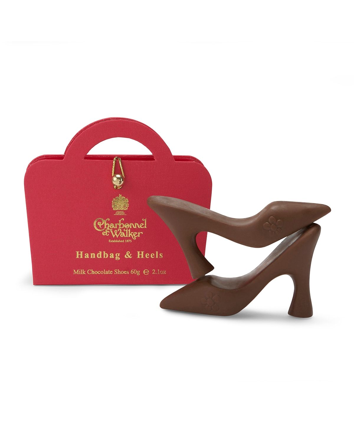 Mini "Handbag & Heels" Chocolate Shoes