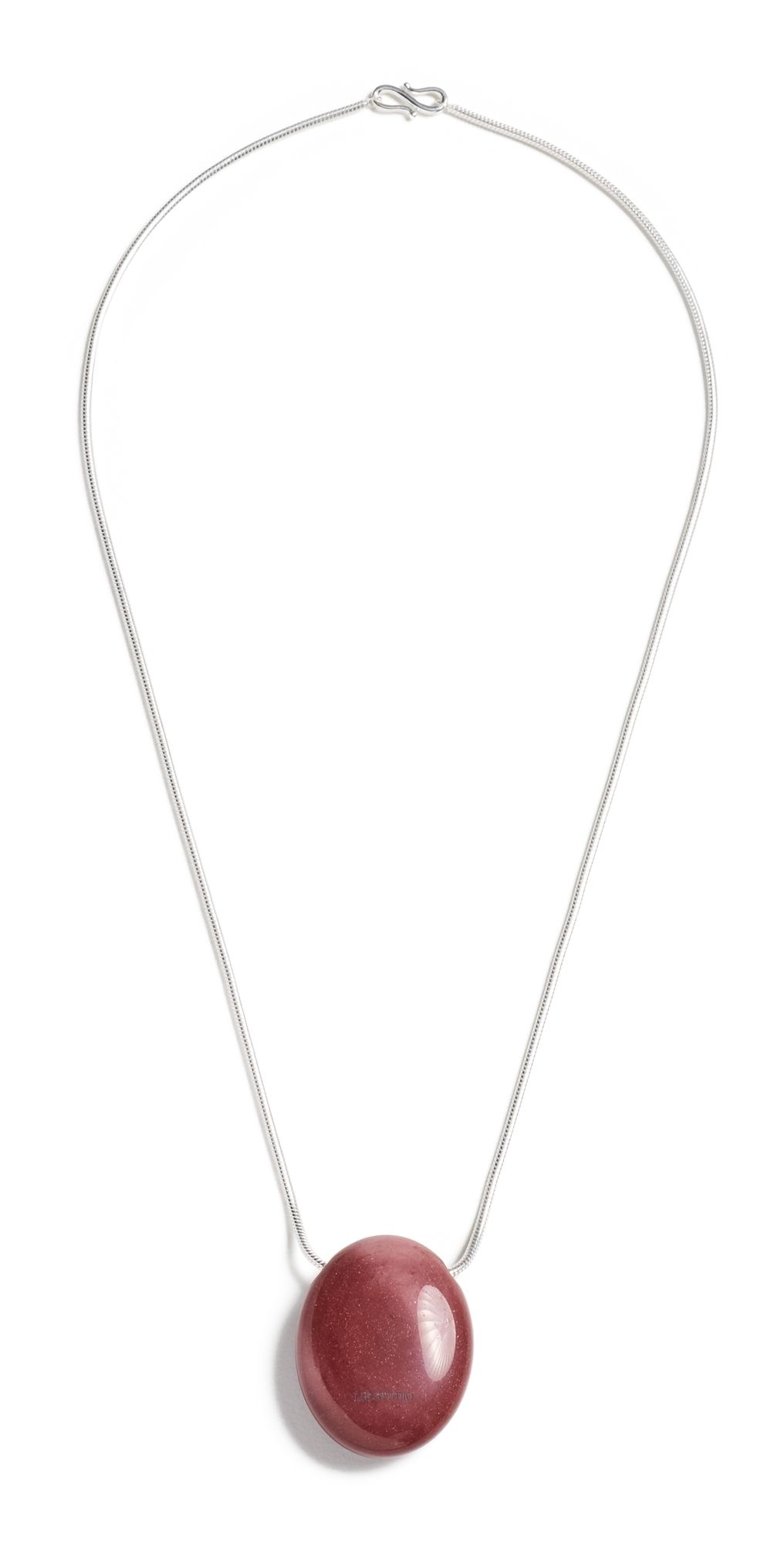 LIÉ STUDIO The Julia Necklace Silver Red Mookiate One Size