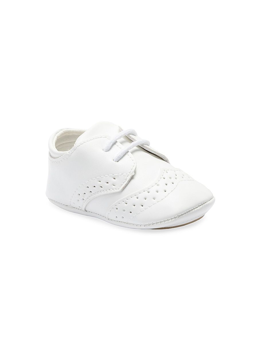 Baby Boy's Brogue Shoes - White - Size 5 (Baby)