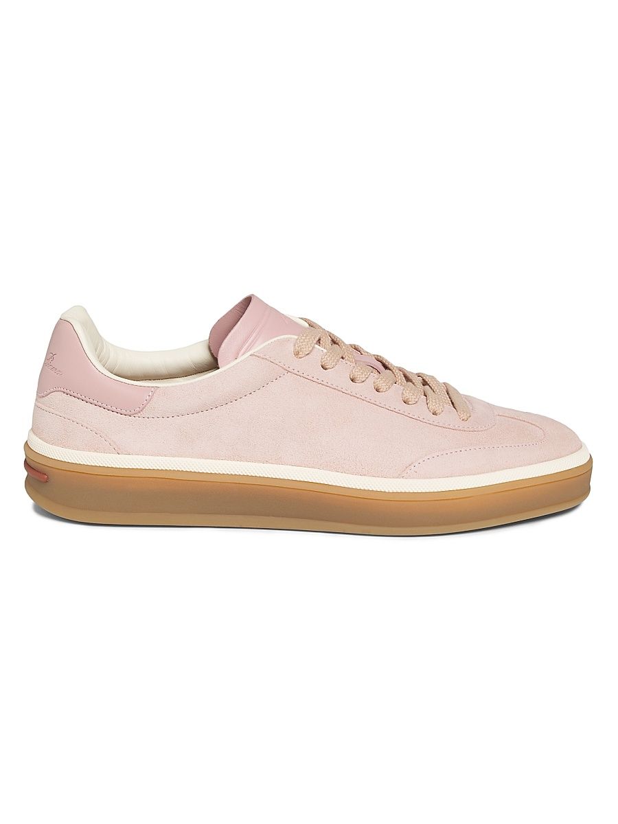 Women's Tennis Walk Suede Sneakers - Summer Pink - Size 10