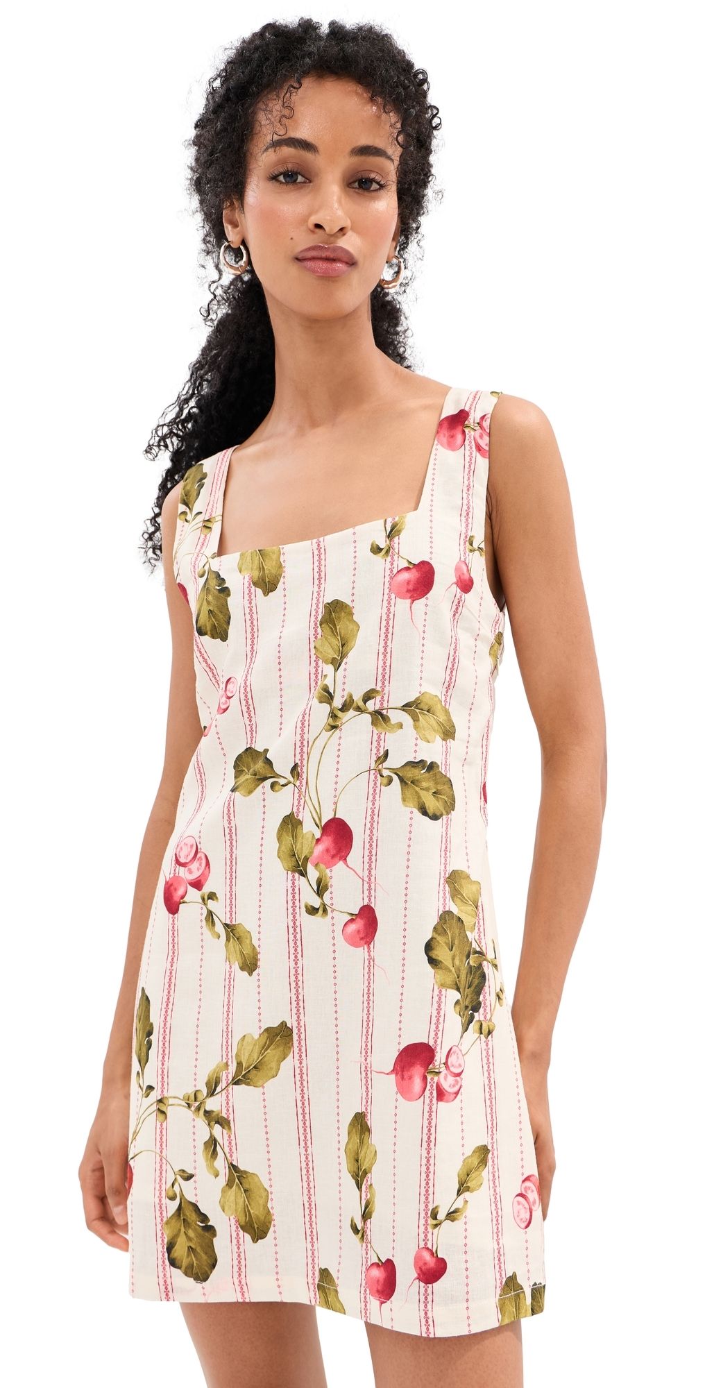 Madelynne Fern Mini Dress Natural Radish XS