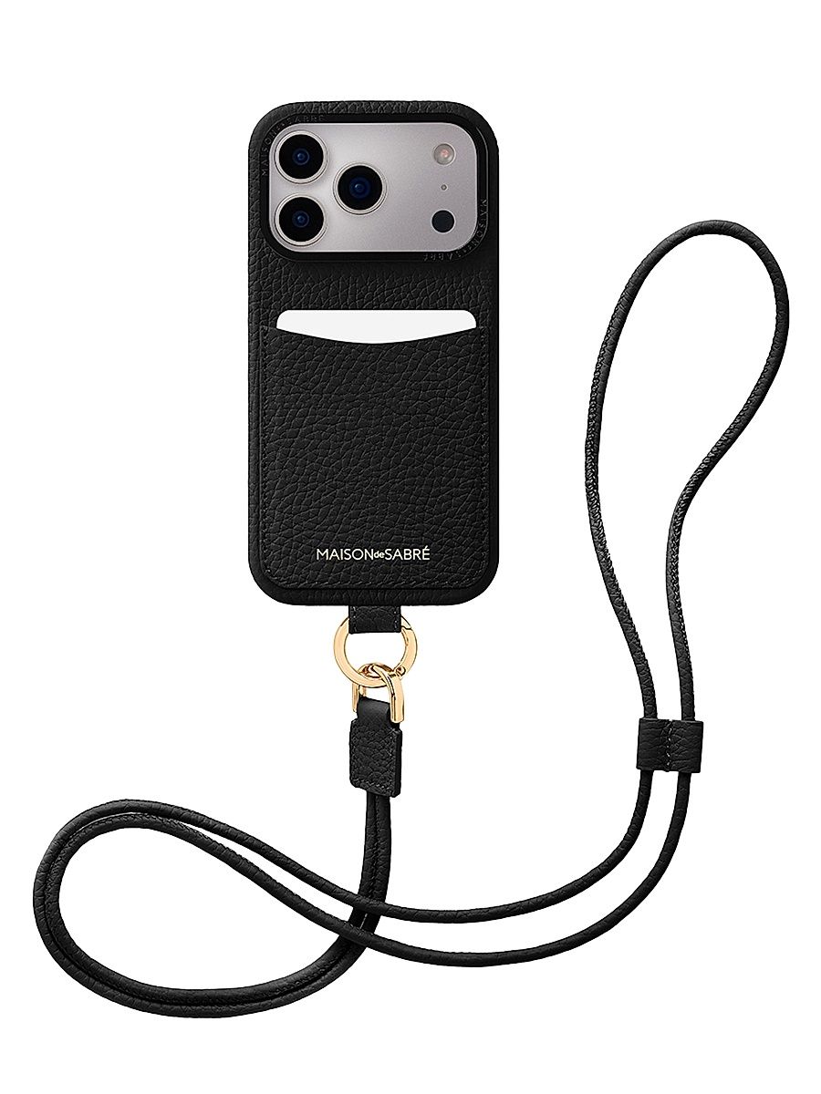 Sling Phone Case (iPhone 17 Pro) - Black Caviar