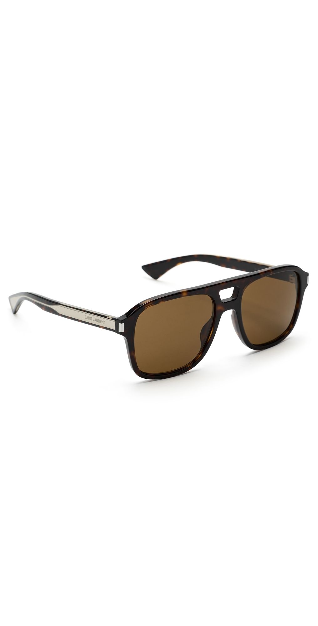 Saint Laurent Saint Laurent 881 Sunglasses Havana-Crystal-Brown One Size