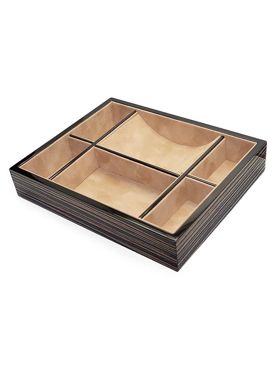 Tigerwood Valet Tray - Ebony