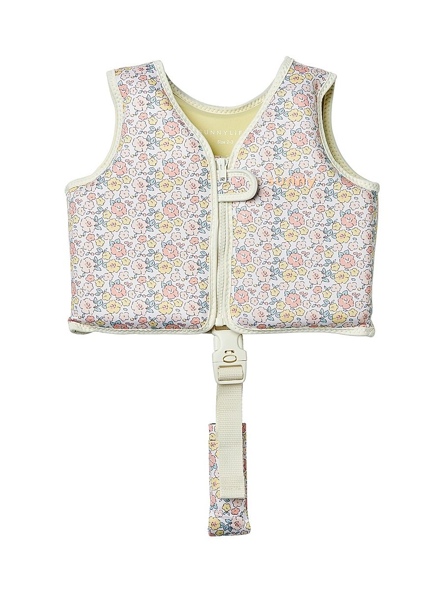 Kid's 2-3 Into The Garden Ditsy Floral Swim Vest