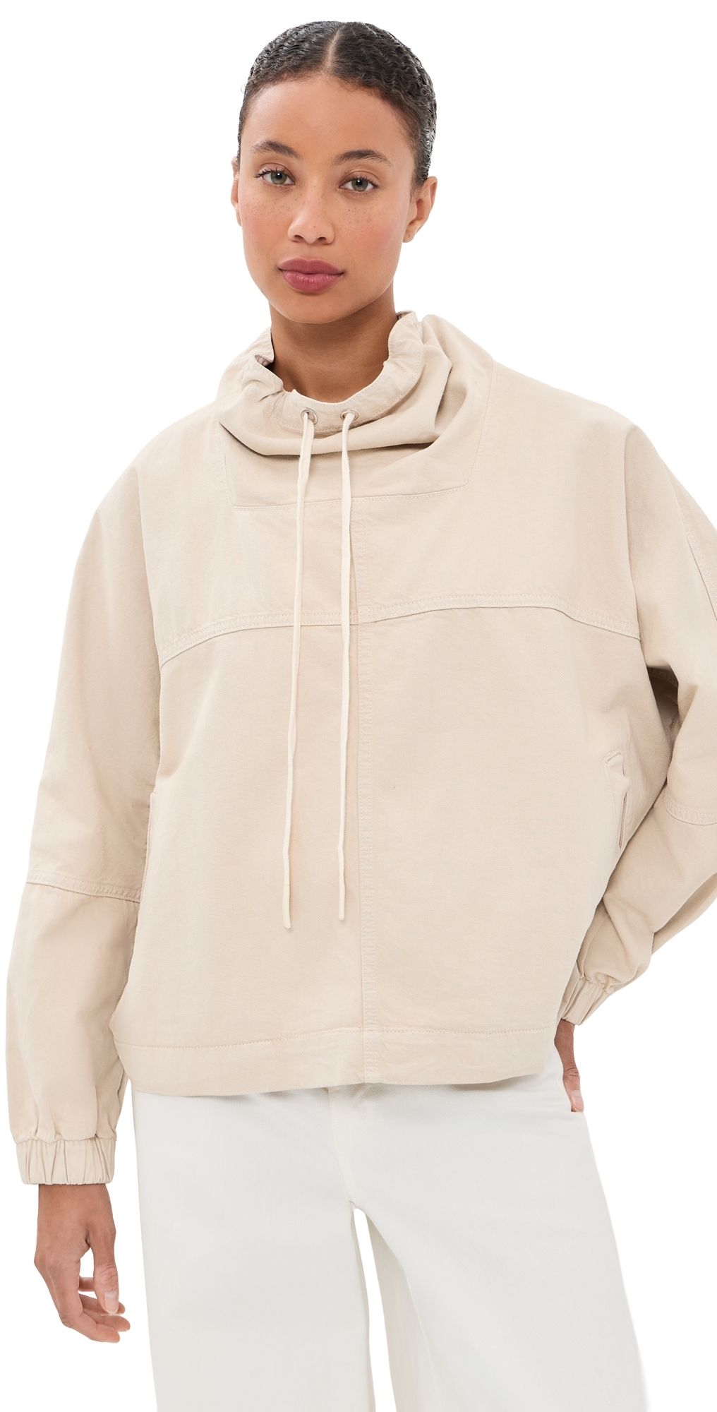 TWP Pull Me Over Hoodie Bone S