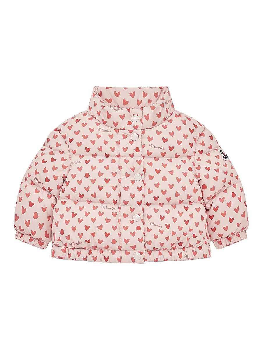 Baby Girl's & Little Girl's Bashira Puffer Jacket - White Pink - Size 2