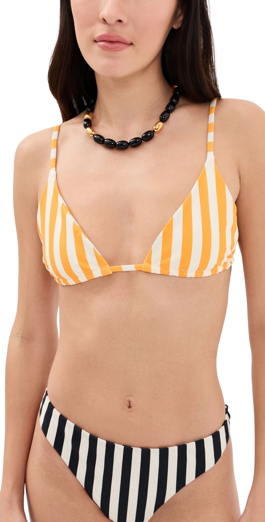 SIMONMILLER Bwai Bikini Top Blue Stripe L