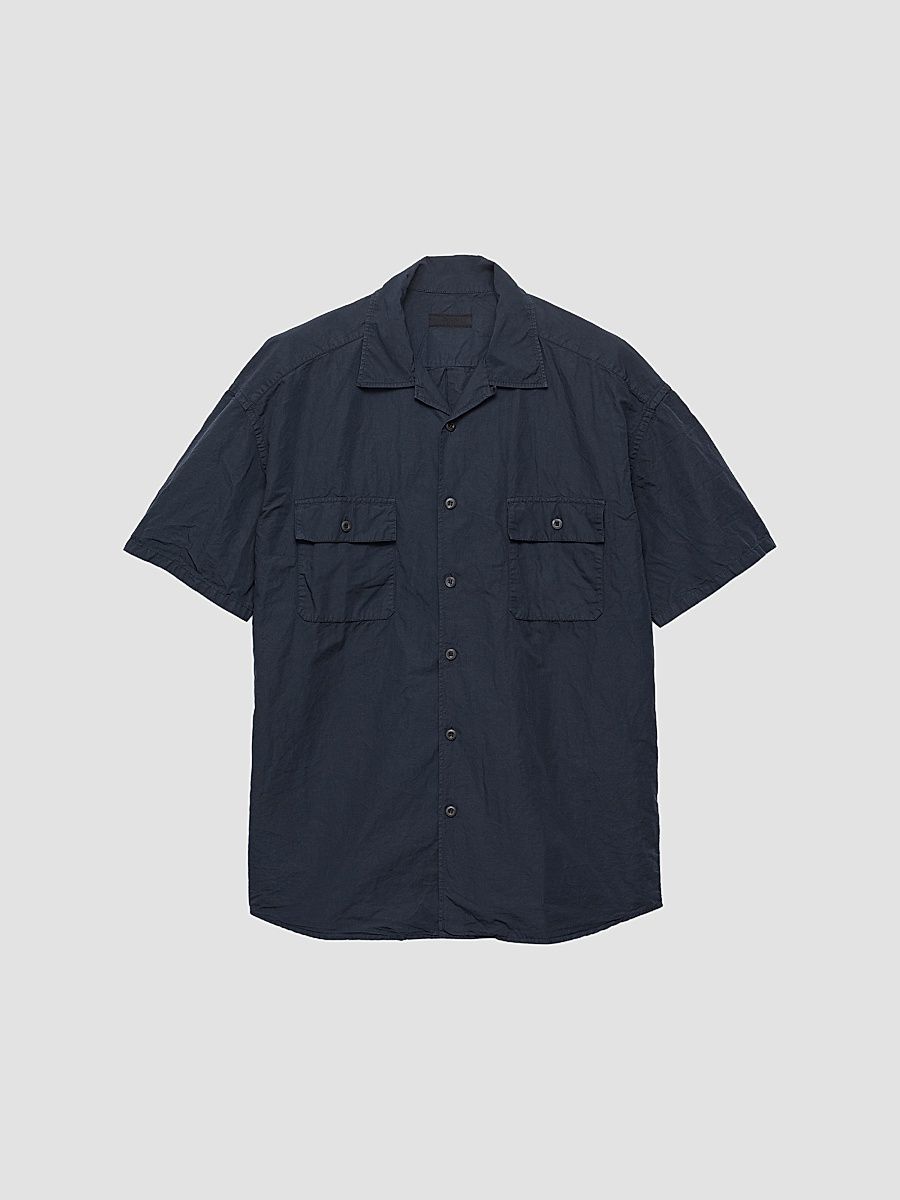 Men's Cotton Blend Shirt - Blue - Size XXXL