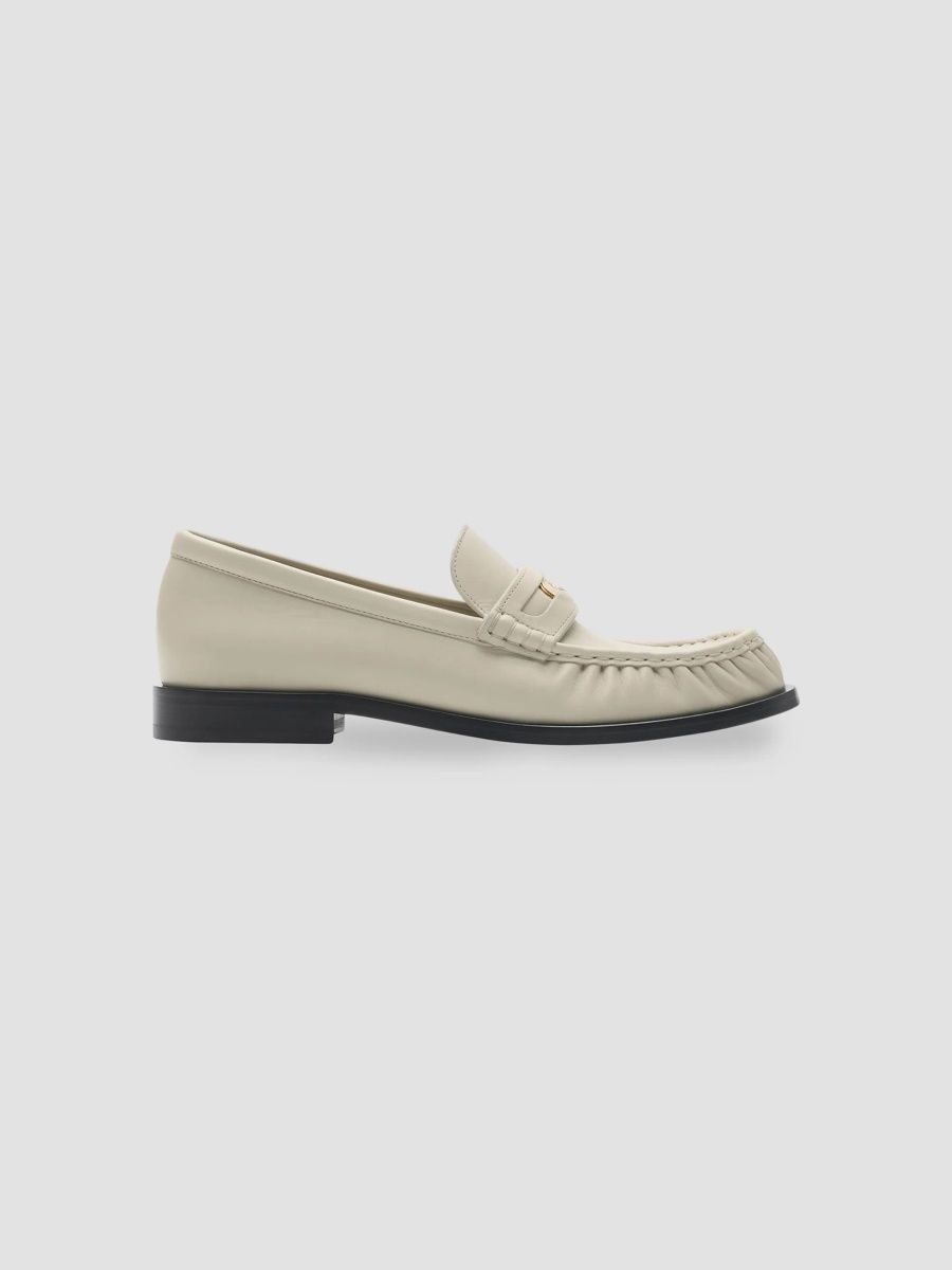 Burberry Women's Cadet EKD Leather Penny Loafers - Nutmeg - Size 9