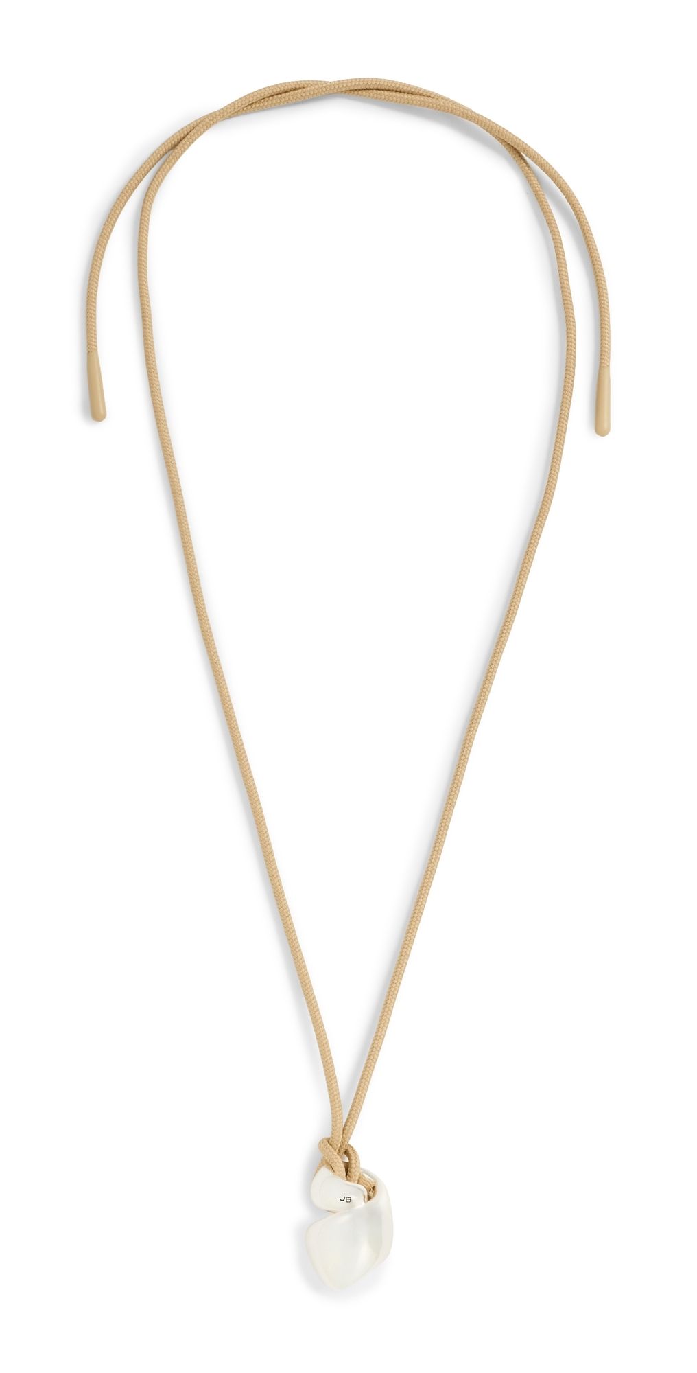JENNY BIRD Estelle Rope Necklace High Polish Silver One Size
