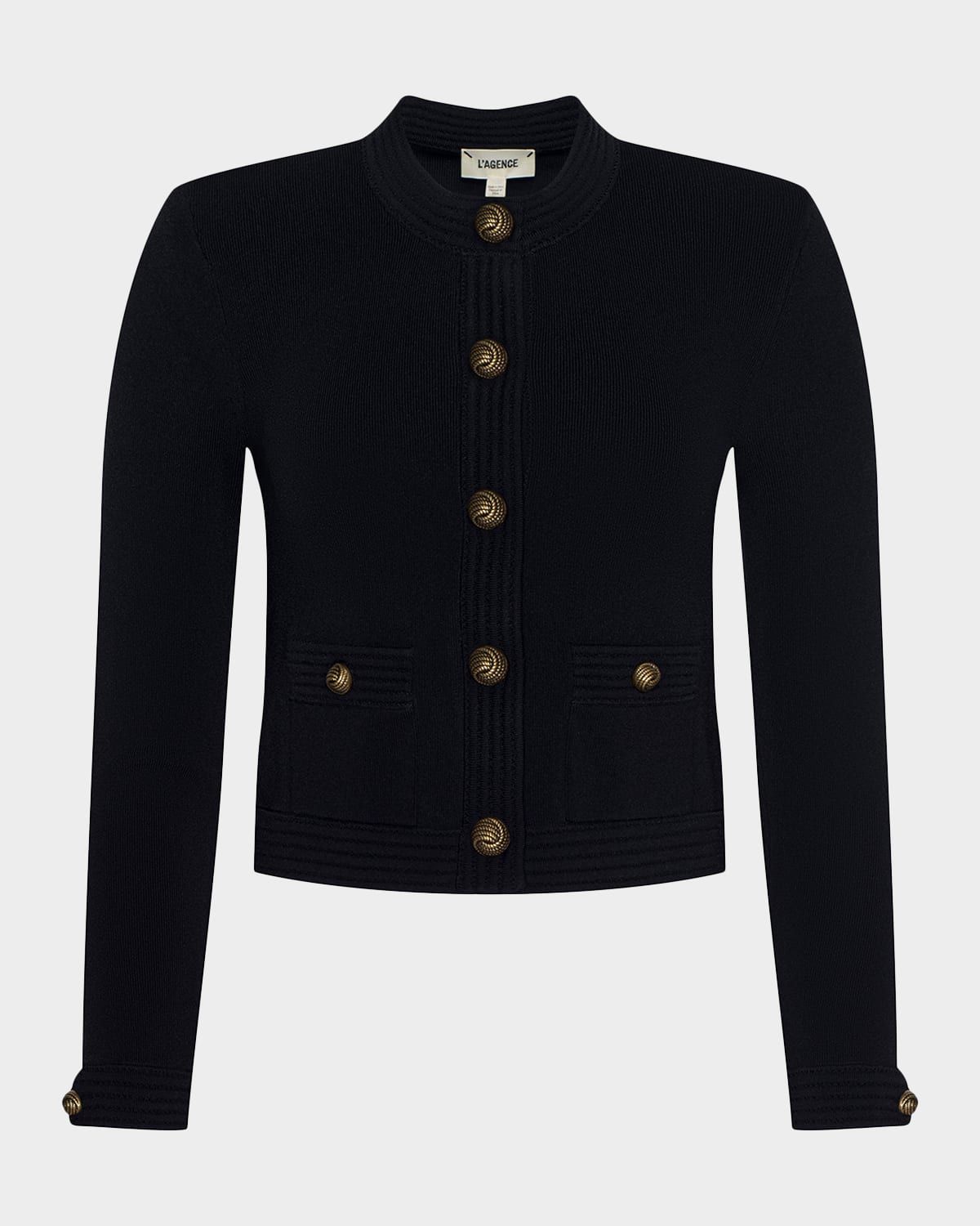 Patsy Cropped Crewneck Cardigan