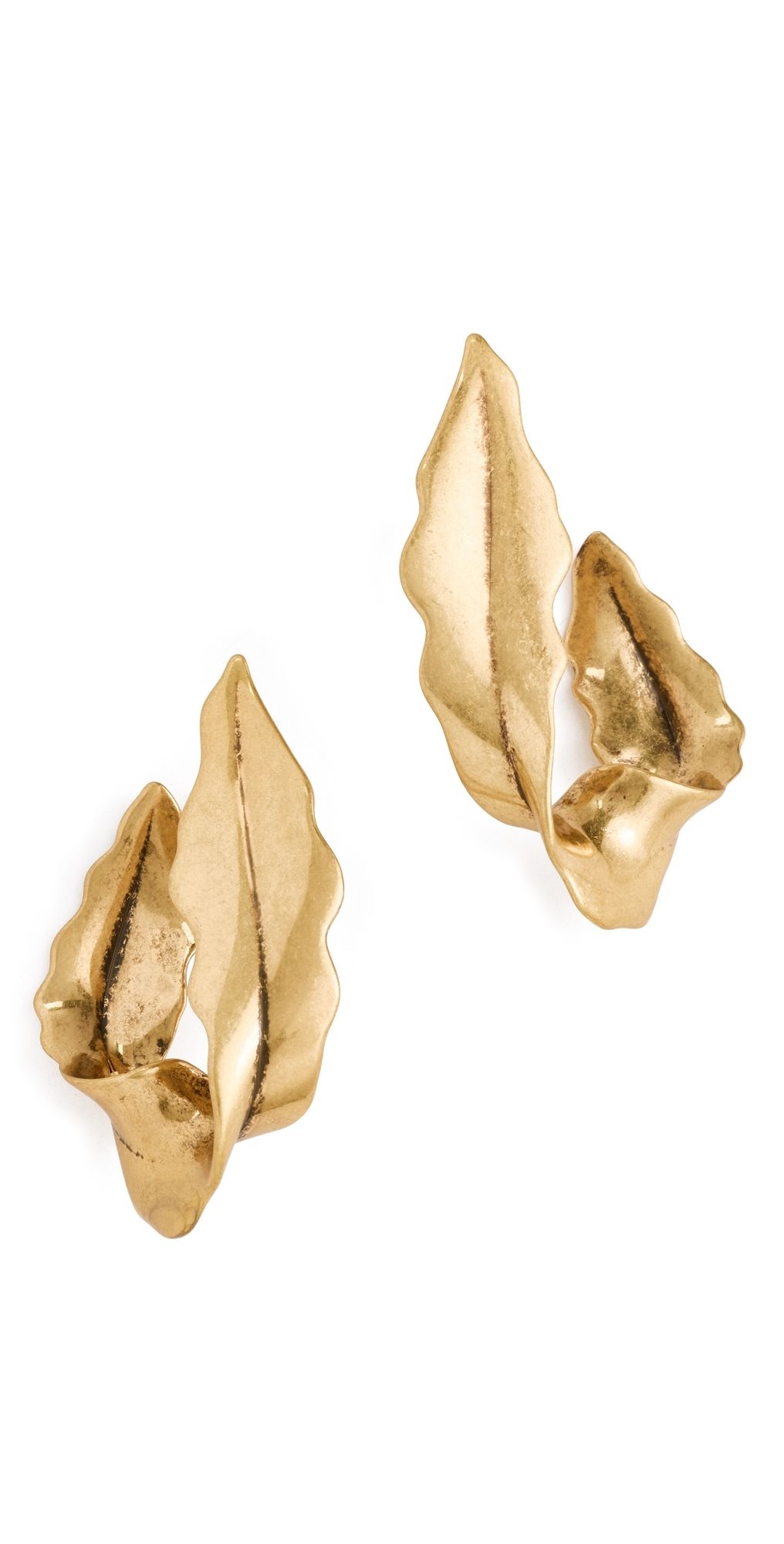 Cult Gaia Giada Earrings Antique Brass One Size