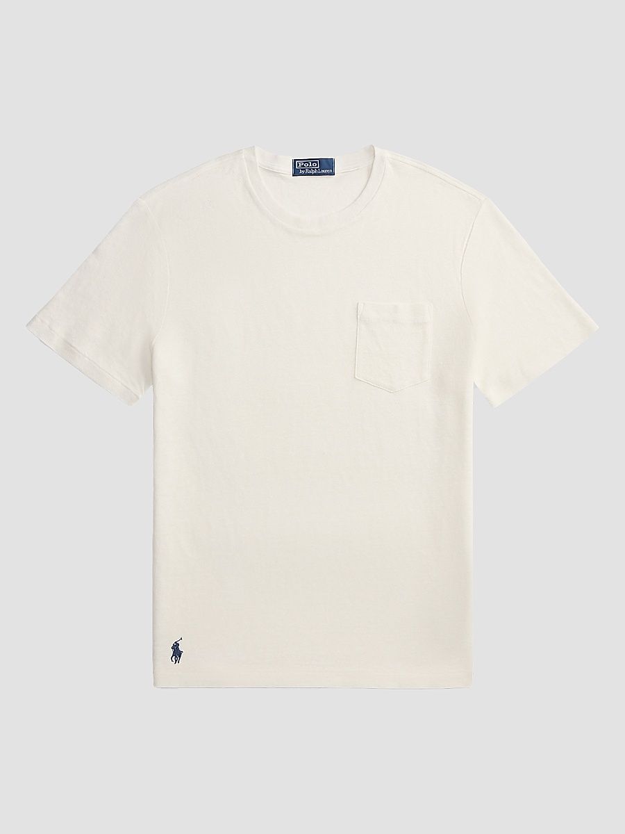 Men's Standard-Fit Linen Mesh T-Shirt - Deckwash White - Size XXL