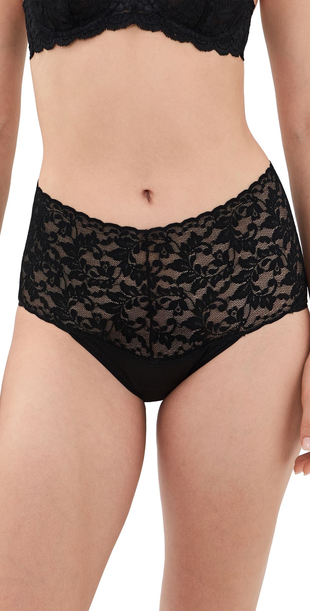 Hanky Panky Retro V-Kini Panties Black M