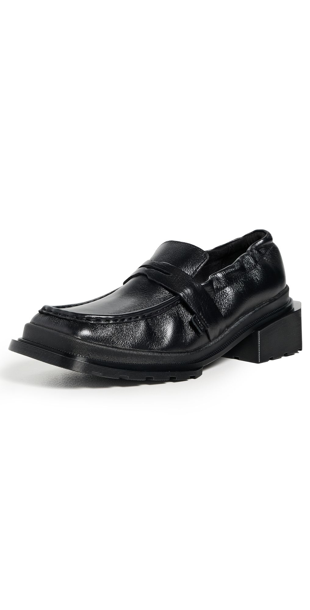 Dr. Martens Maybole Loafers Black Milled Gloss Black 10