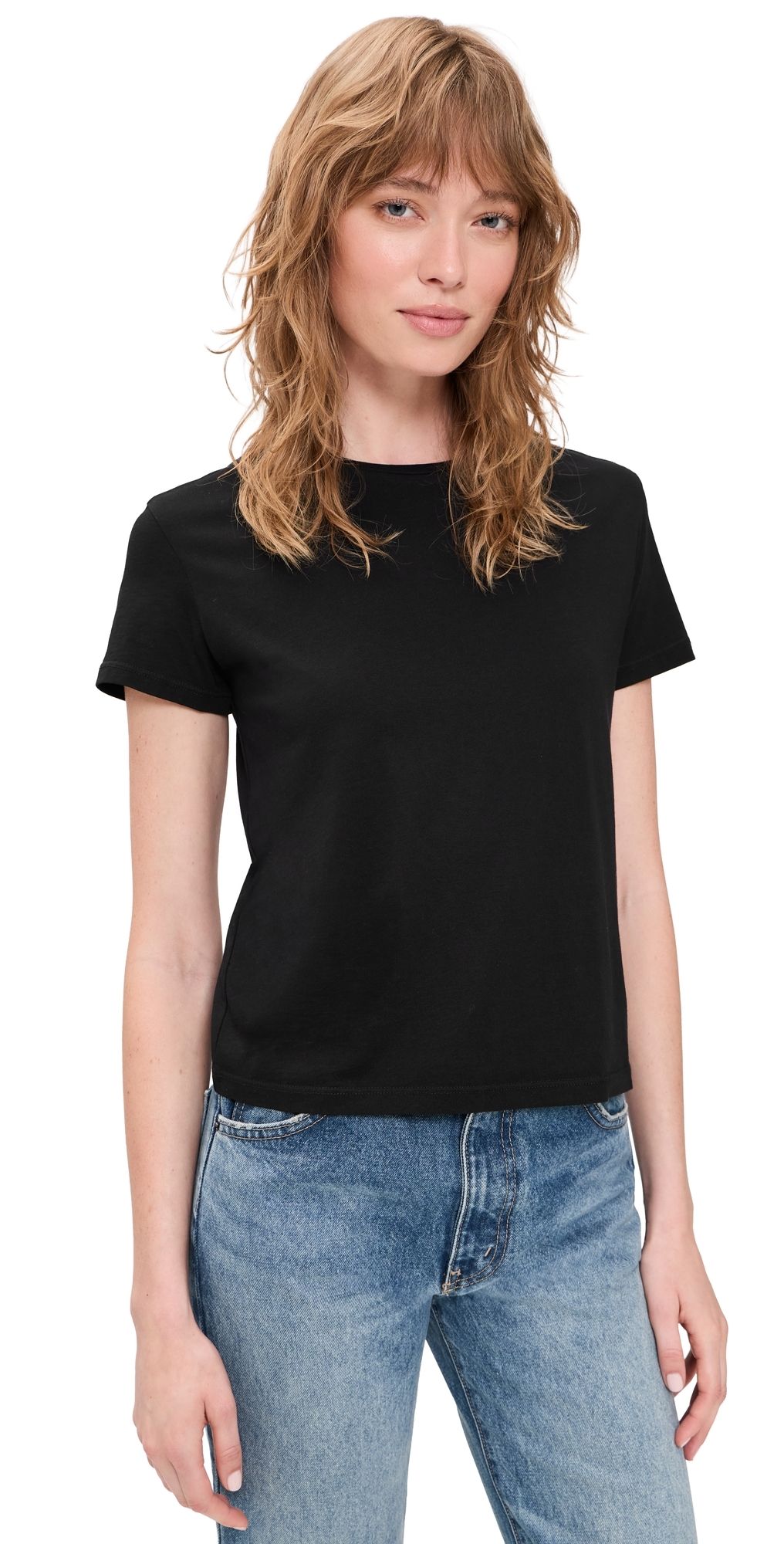 PAIGE Haven Tee Black L