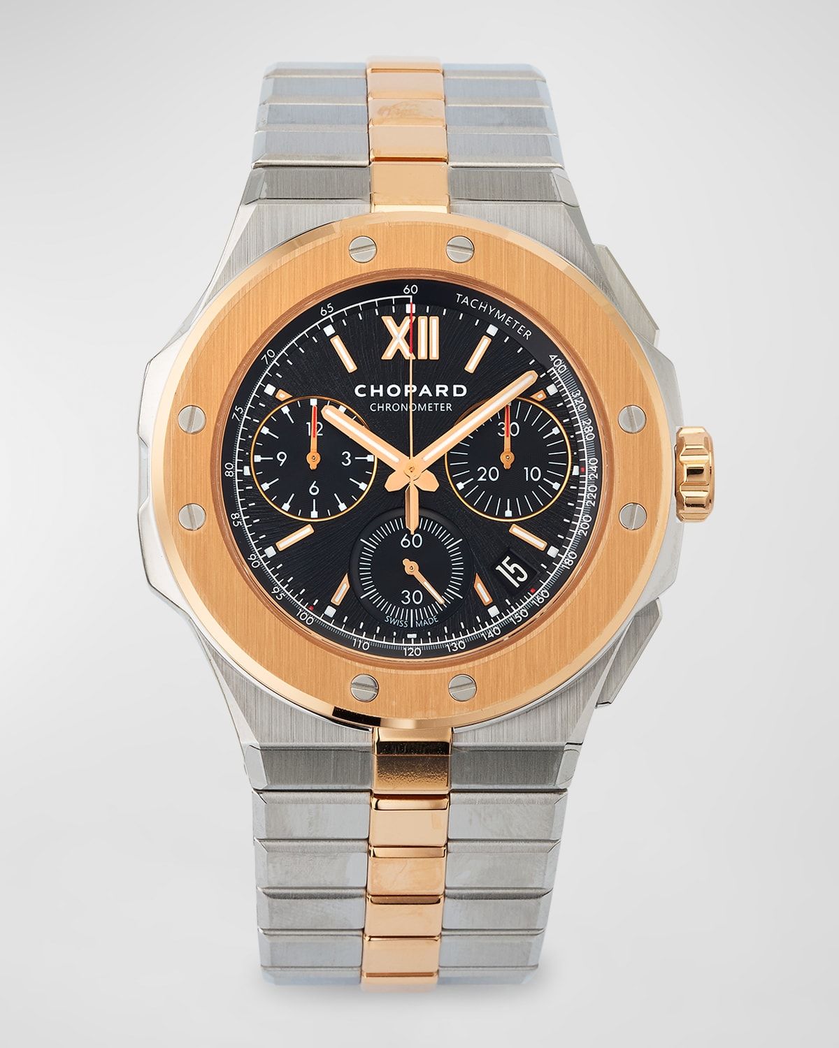 44mm Alpine Eagle XL Chrono Watch, Two Tone