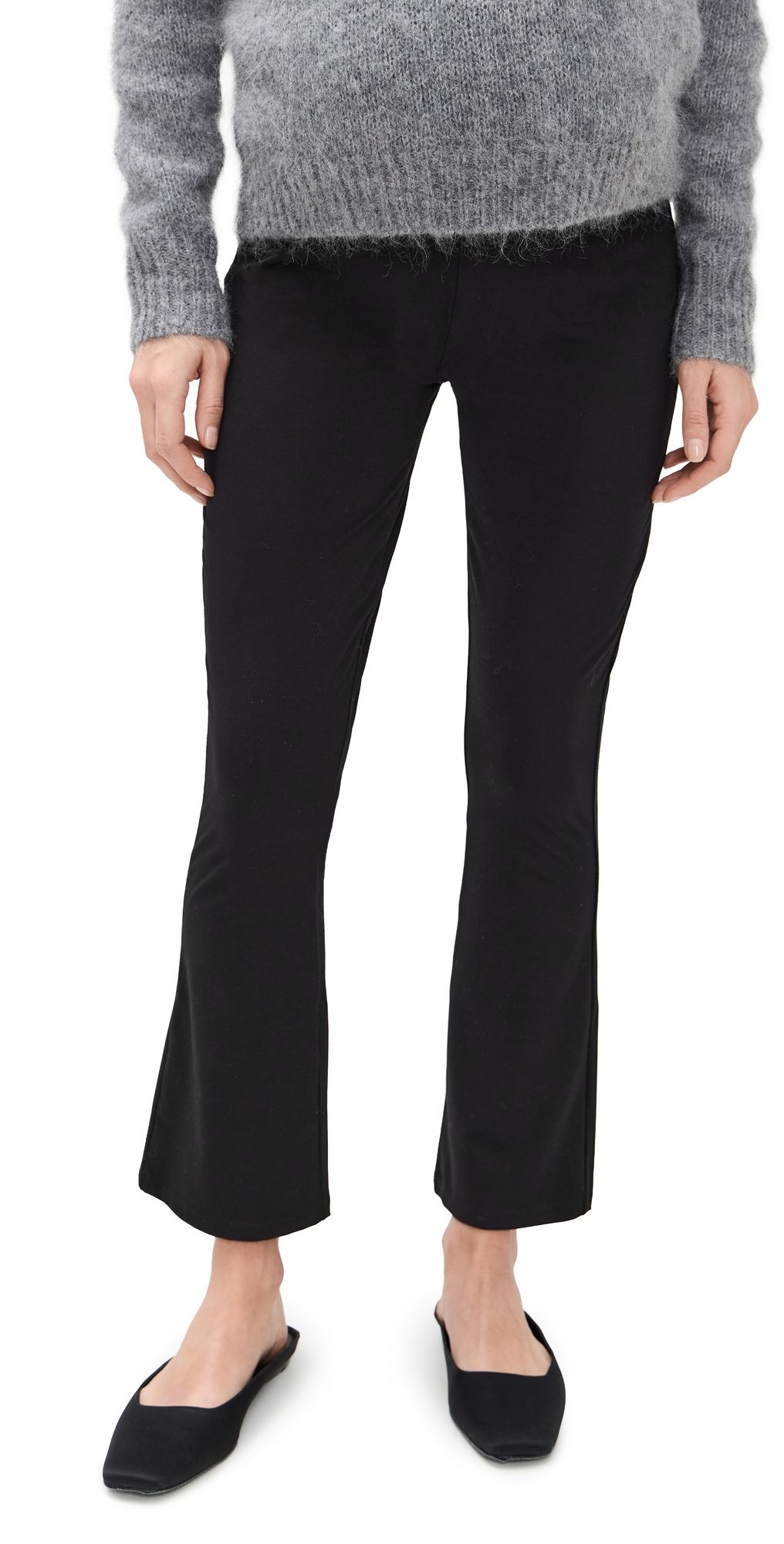 HATCH The Bodyflex Crop Flare Leggings Black M