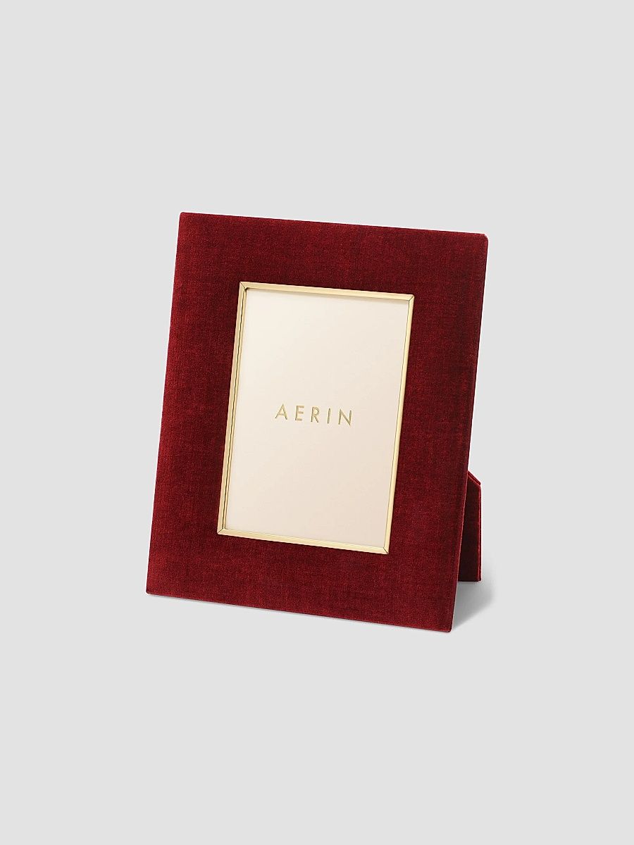 AERIN Valentina Velvet Picture Frame - Size 5 x 7