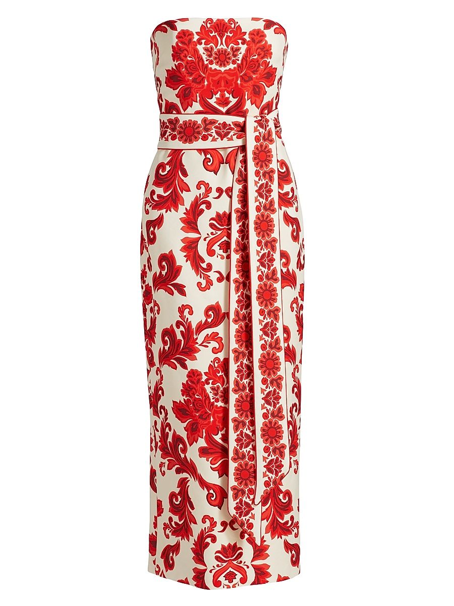 Women's Newcastle Stretch Crepe Maxi Dress - Fiore Red - Size 8