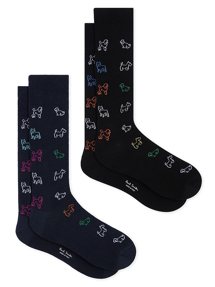 Men's 2-Pack Mario Dog Socks