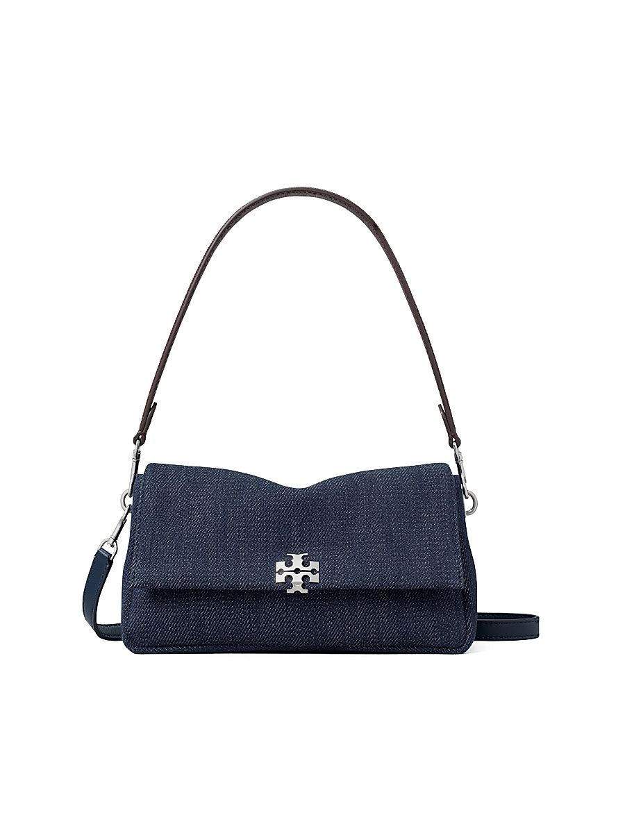 Women's Charlie Small Denim Shoulder Bag - Midnight