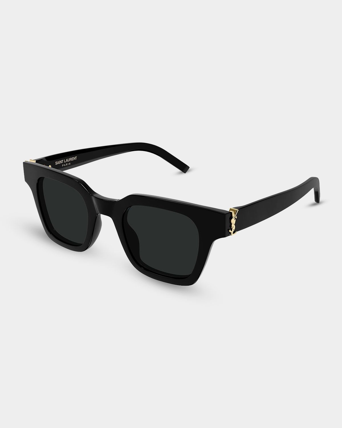 Corner Angle 47mm Rectangular Sunglasses