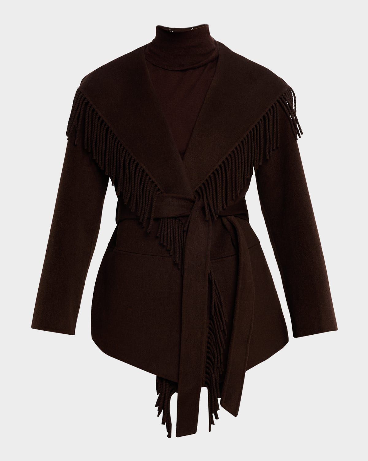 Rowen Fringe Wool Jacket