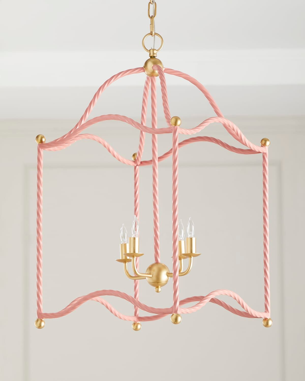 Blush and Gold Maggie Lantern