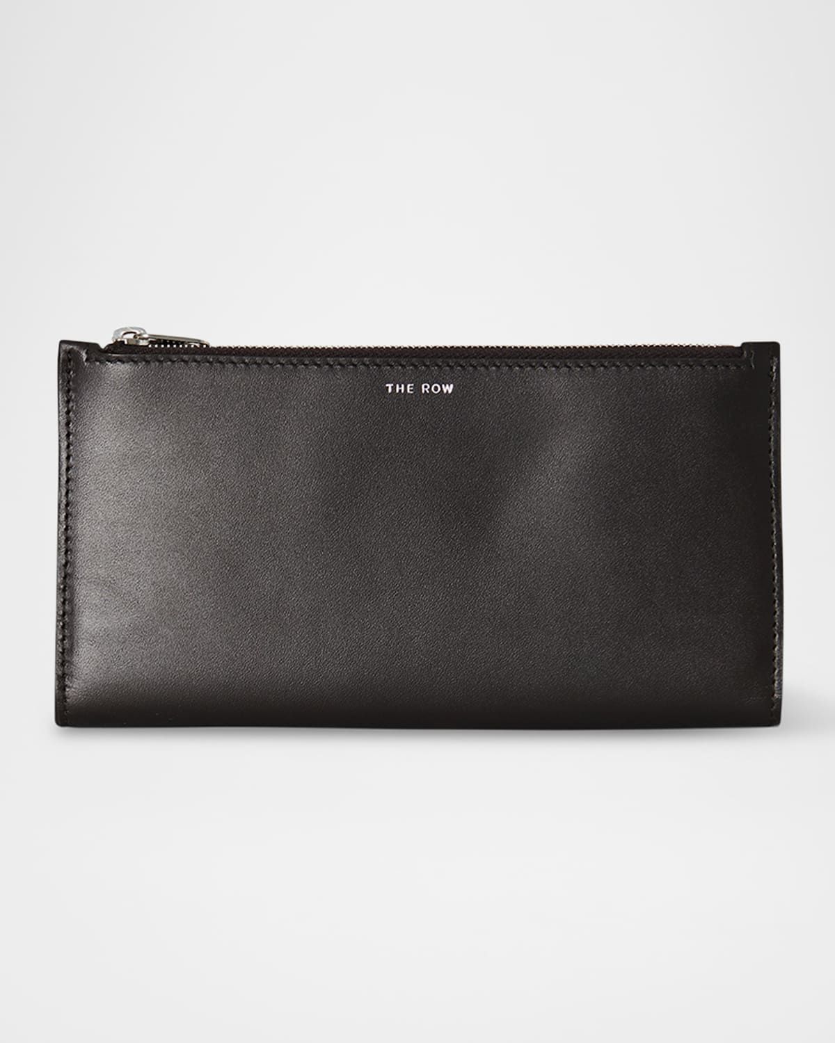 Multi Zipped Bifold Wallet in Calf Leather