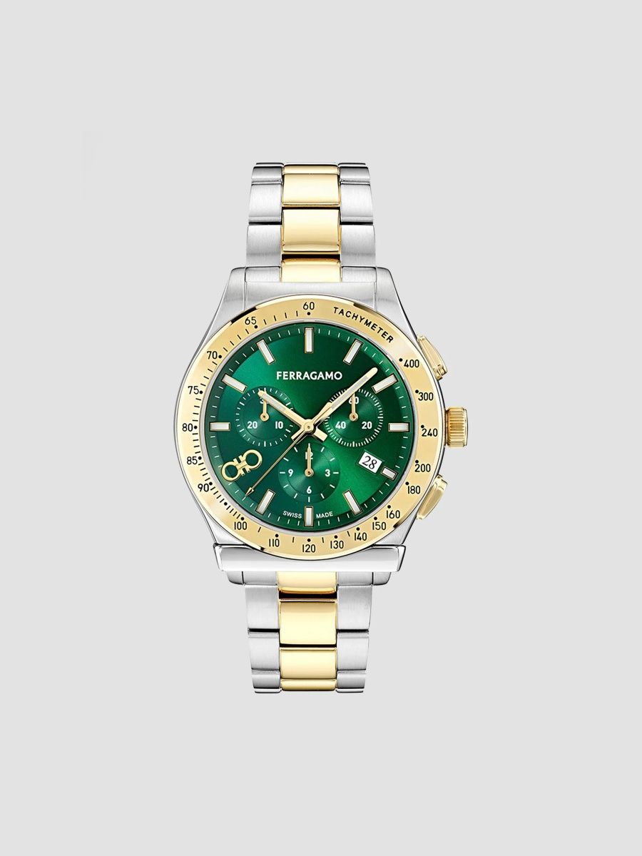 FERRAGAMO Men's Ferragamo 1927 Two-Tone Stainless Steel Chronograph Watch/42MM - Two Tone