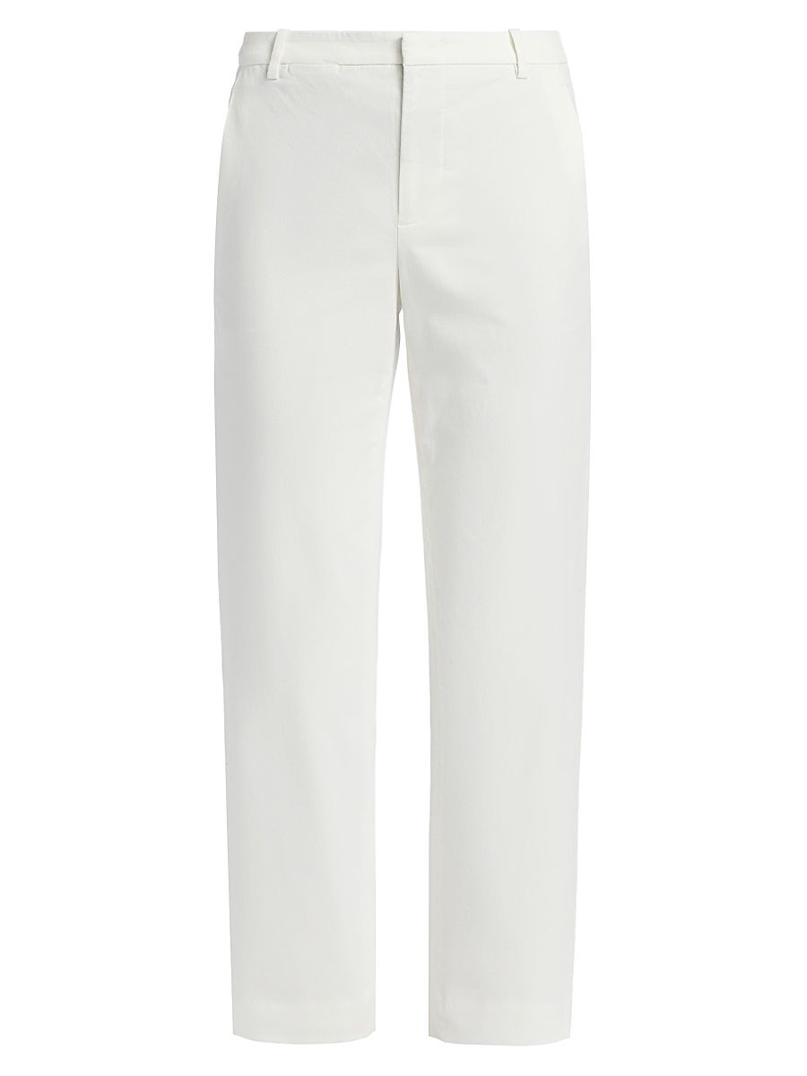 Women's Mid-Rise Chino Pants - Off White - Size 6