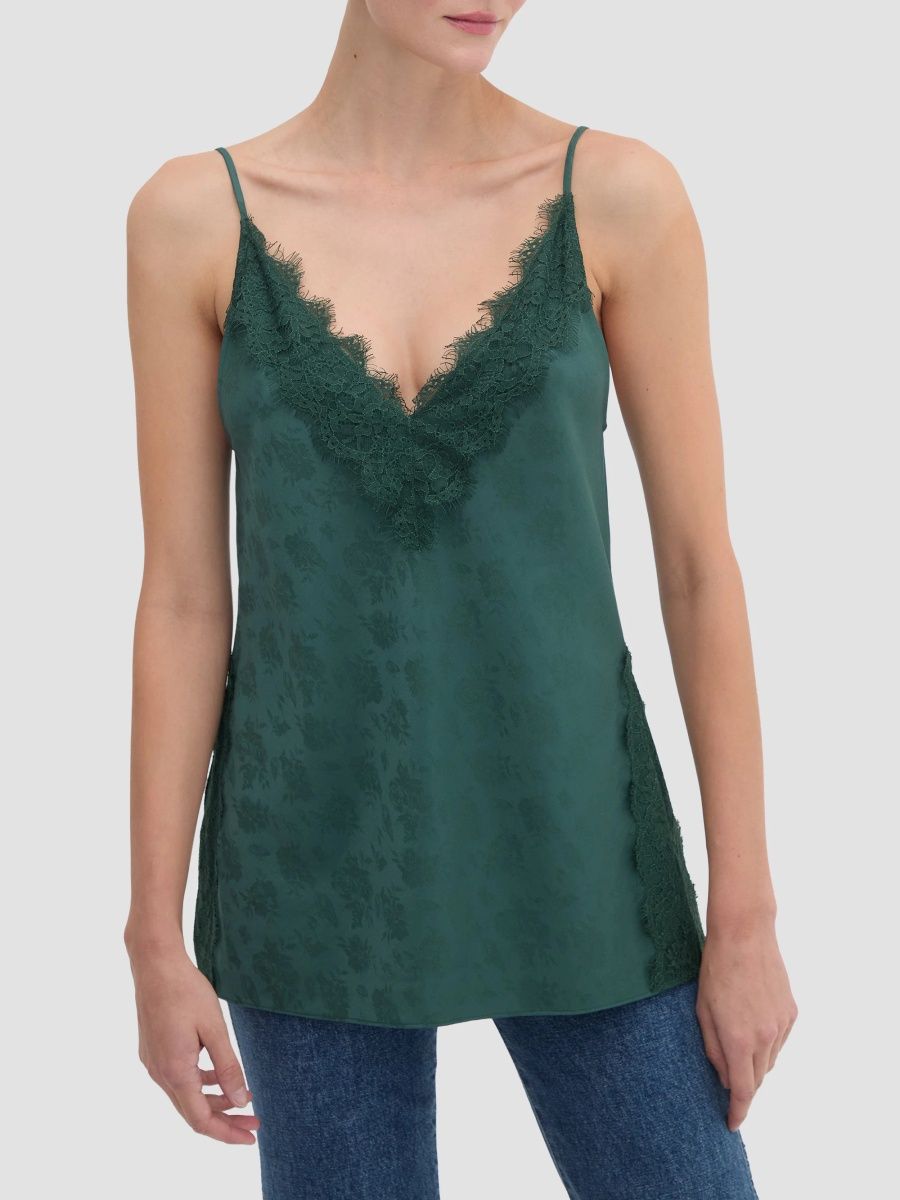Hill House Home Women's The Sylvane Top - Green - Size XL