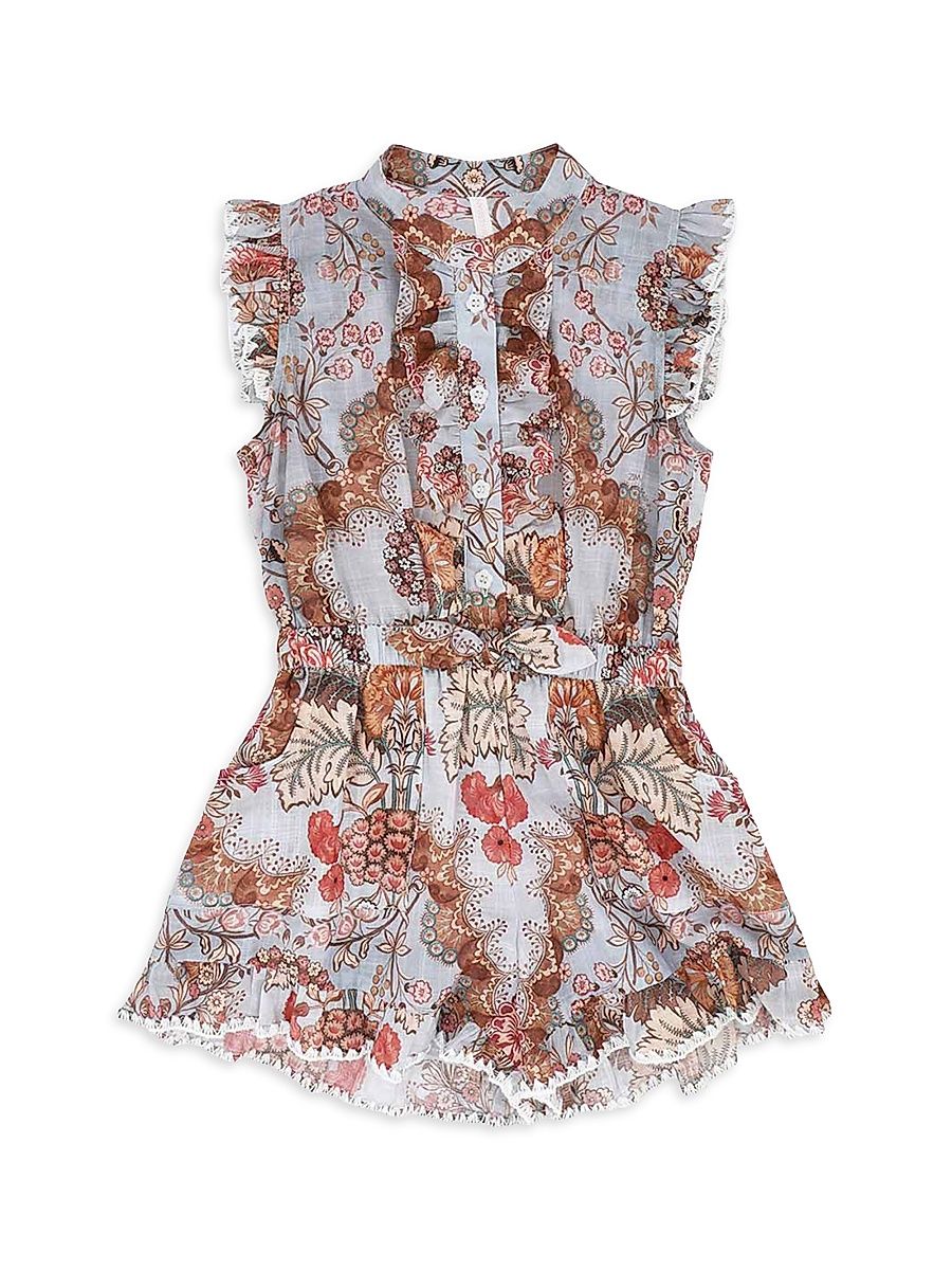 Baby's, Little Girl's & Girl'sDaylight Frill Playsuit - Wallpaper - Size 12